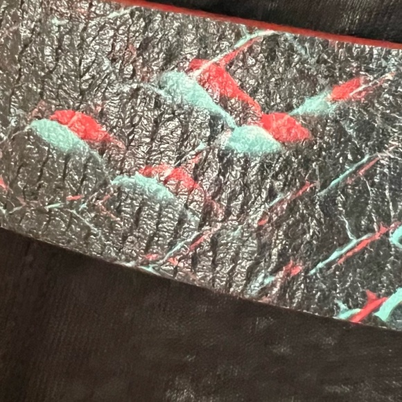 MAISON MARTIN MARGIELA Abstract Snakeskin Print Leather Belt - Picture 10 of 11